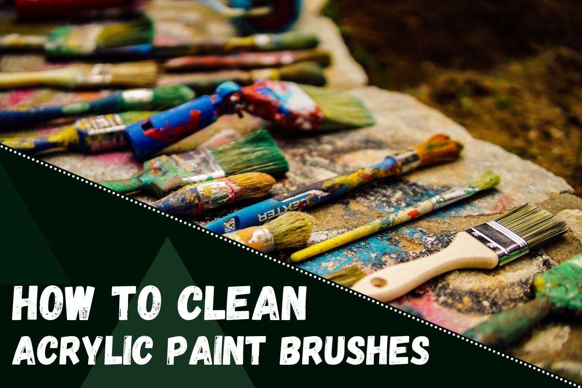 How to Clean Acrylic Paint Brushes.