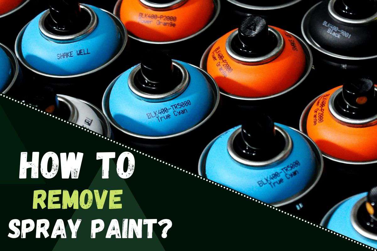 how to remove spray paint