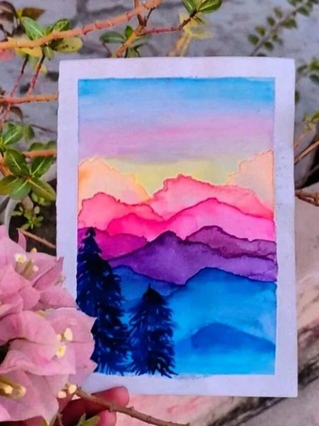 easy mountain painting (2)