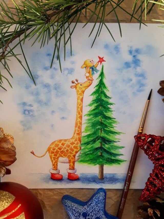 60+ Christmas Painting Ideas | Easy & Simple Christmas Painting Ideas