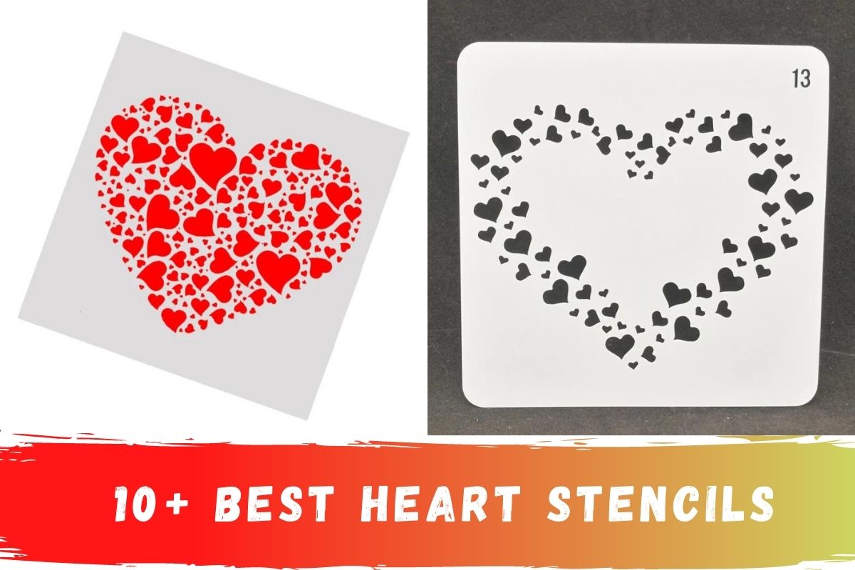 heart shape stencils