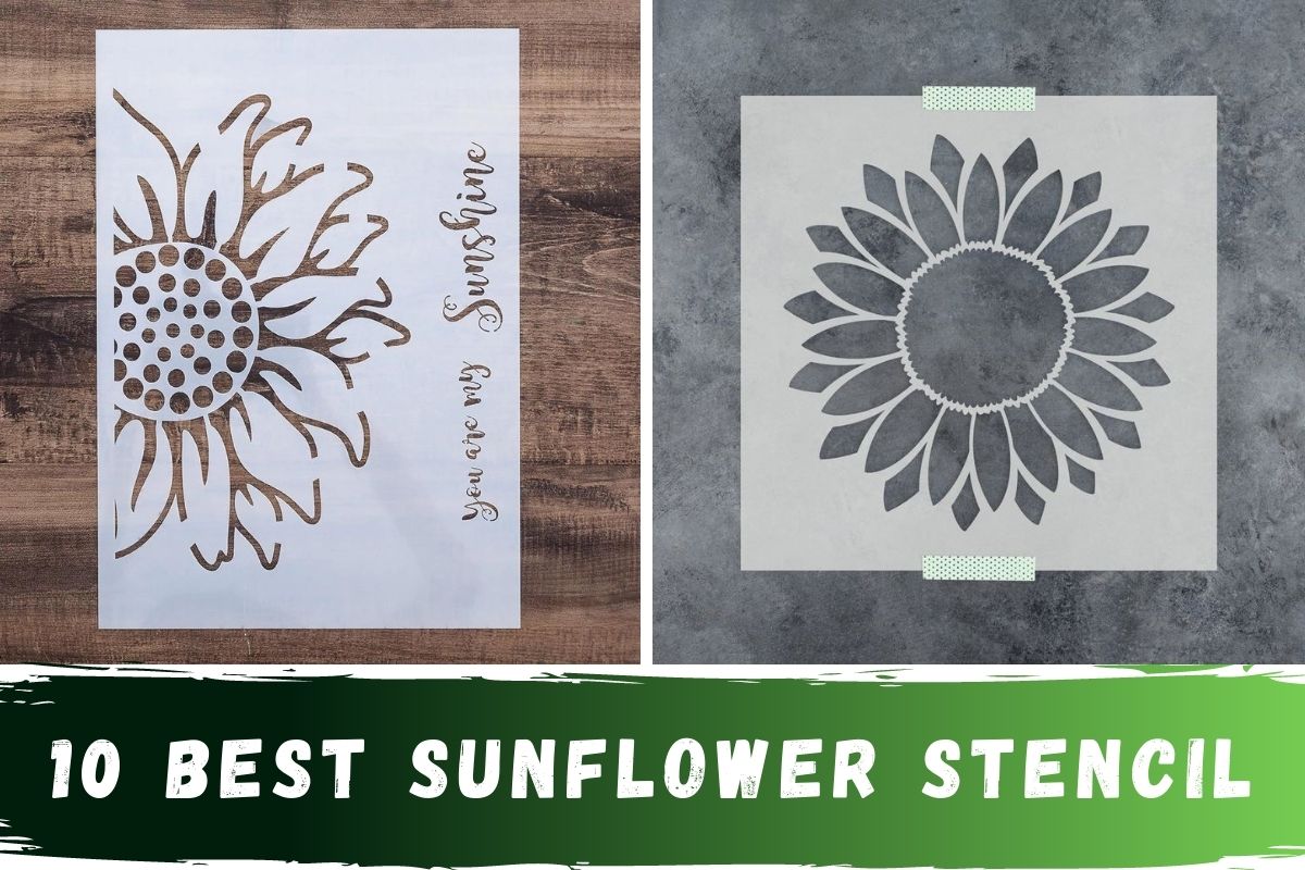 sunflowers stencil 2022