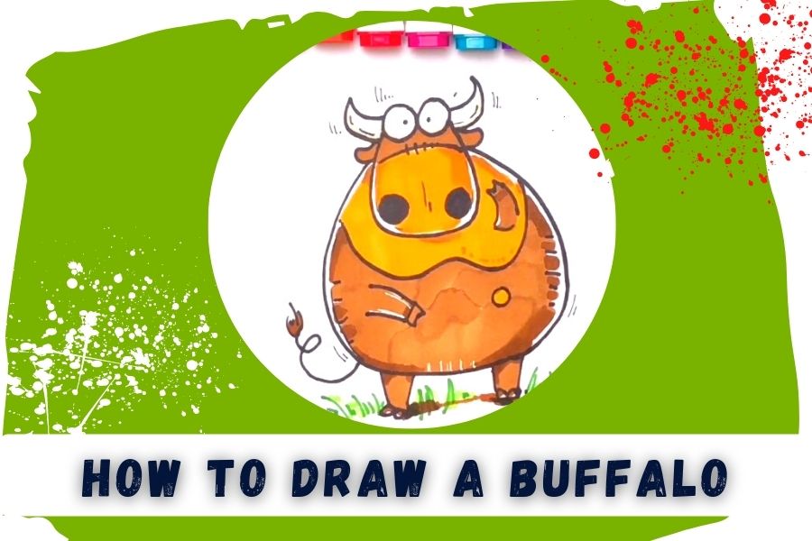 How To Draw A buffalo
