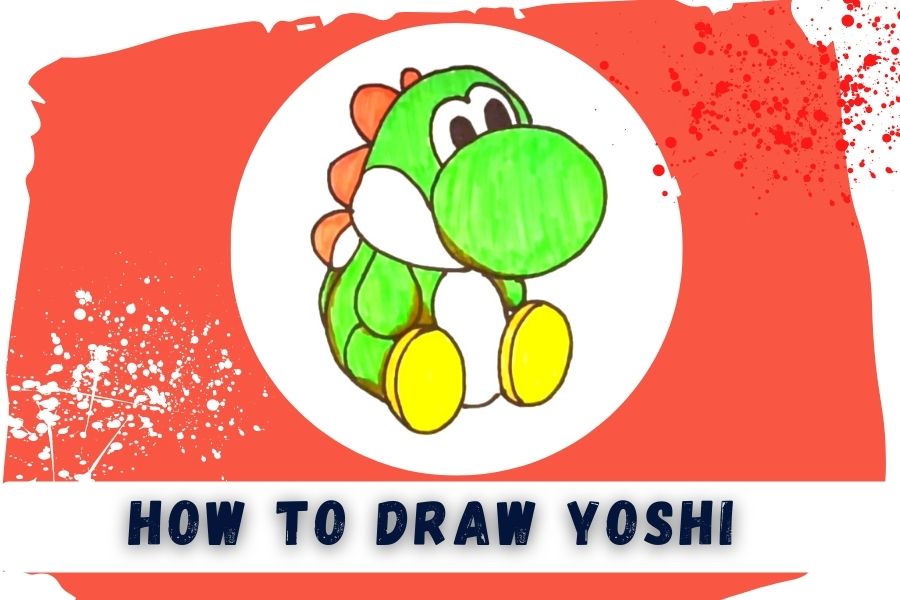 How To Draw Yoshi In 8 Steps