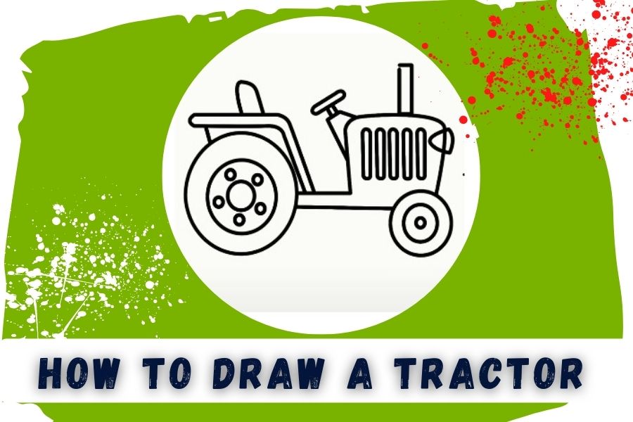 How to draw tractor