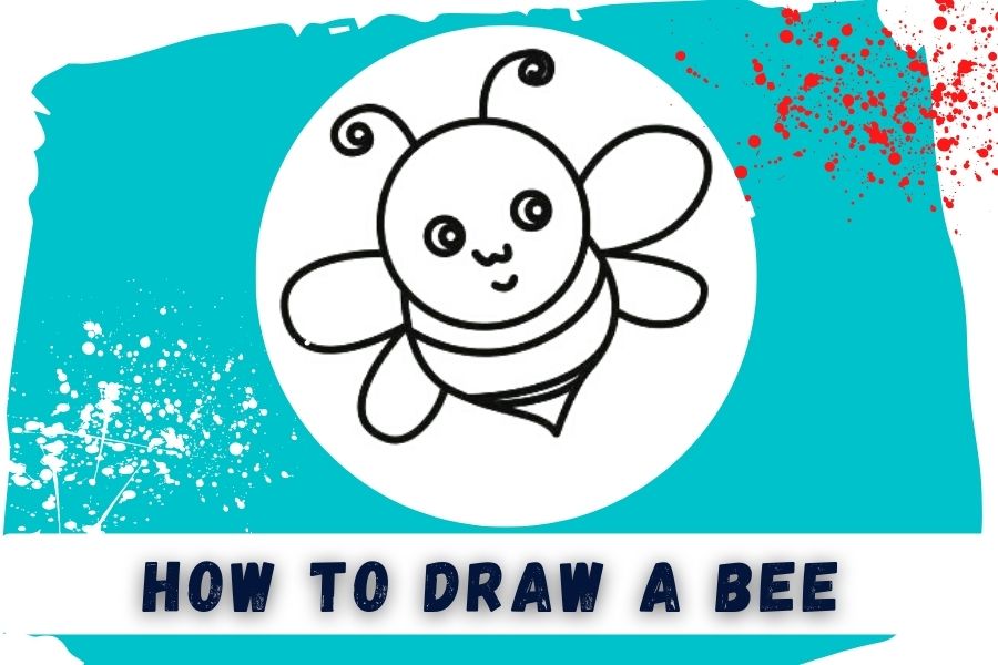 how to draw a bee - ViralPainting