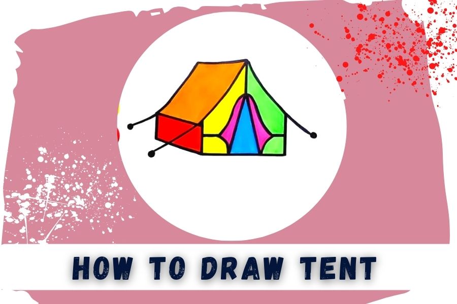 How To Draw A Tent