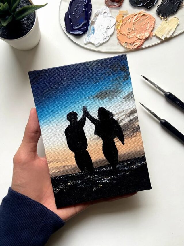 30+ Painting Ideas For Boyfriend | Cute Painting Ideas For Boyfriend