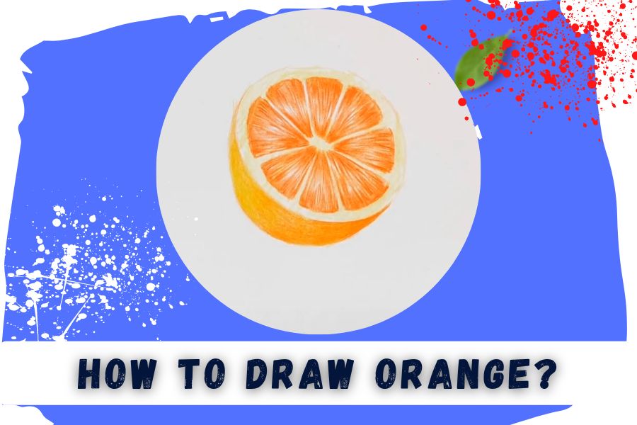 How To Draw Orange Drawing