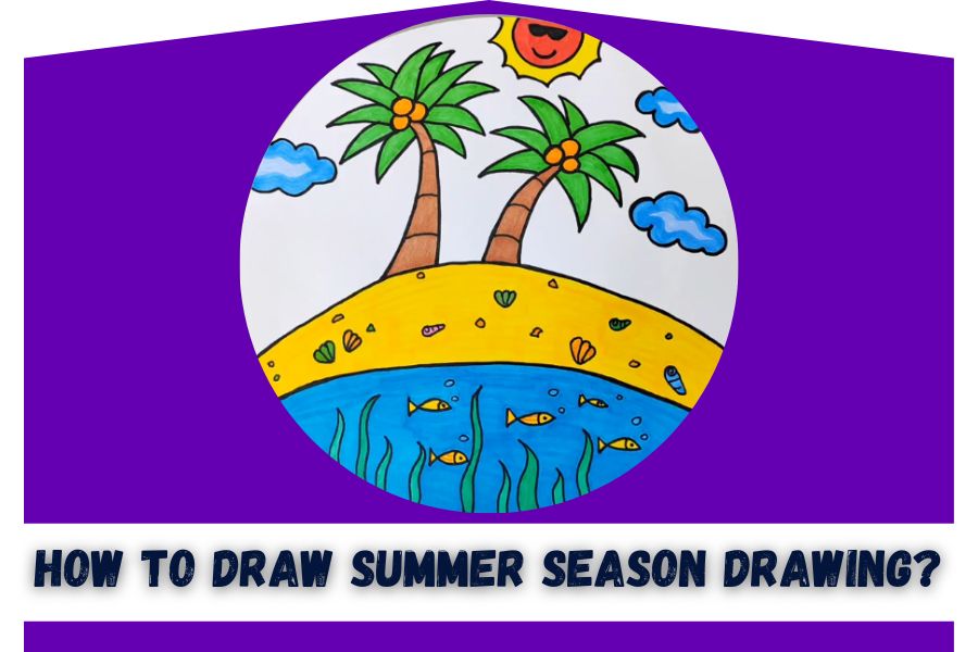 How To Draw Summer Season Drawing