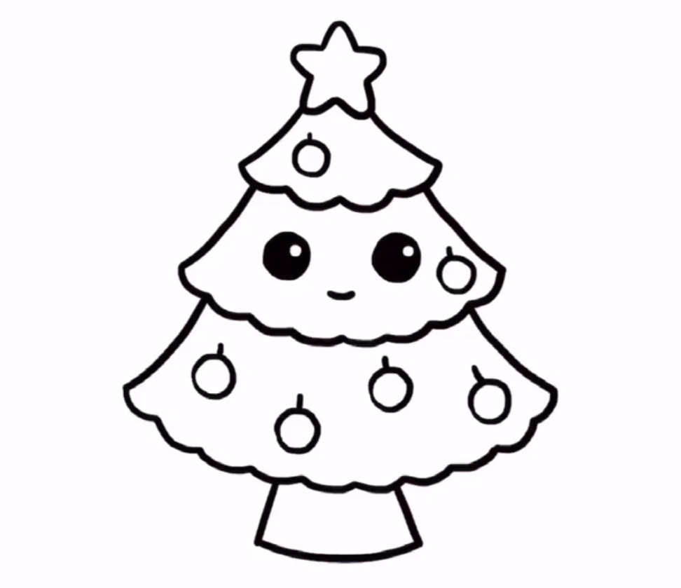 How to Draw Christmas Tree Drawing In Simple 8 Steps