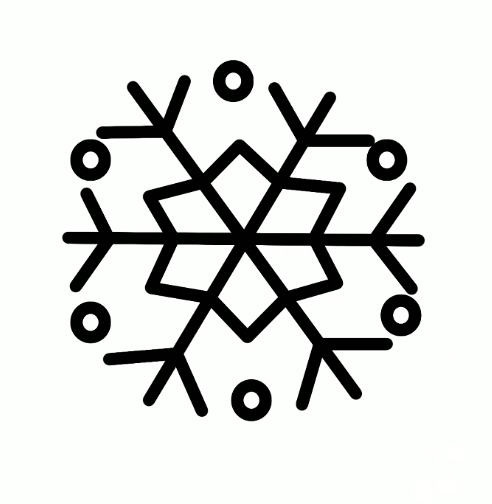 How To Draw snowflake drawing (11)