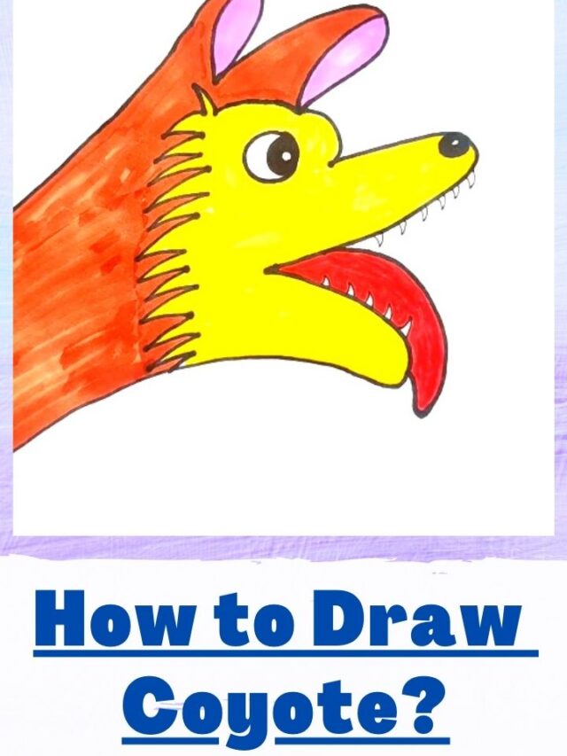 How To Draw A Coyote | Step by Step Guide On Coyote Drawing