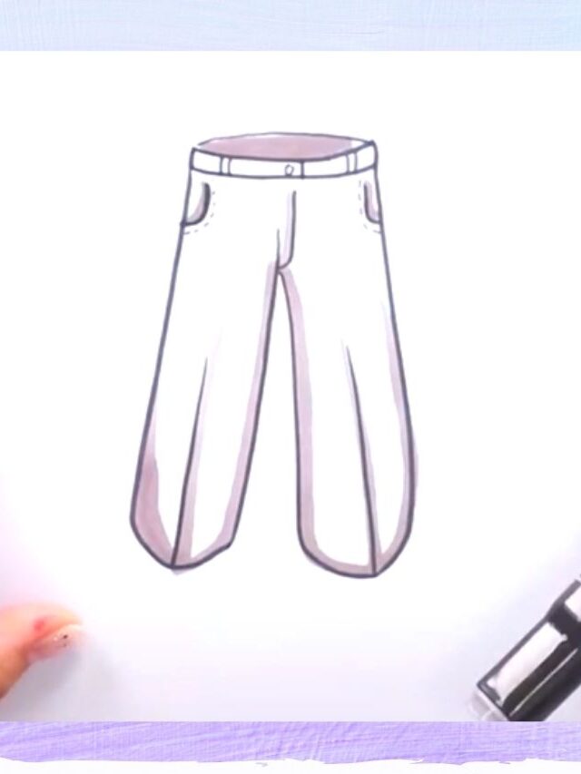 How to Draw Pants Ideas | Step By Step Guide On Pants Drawing