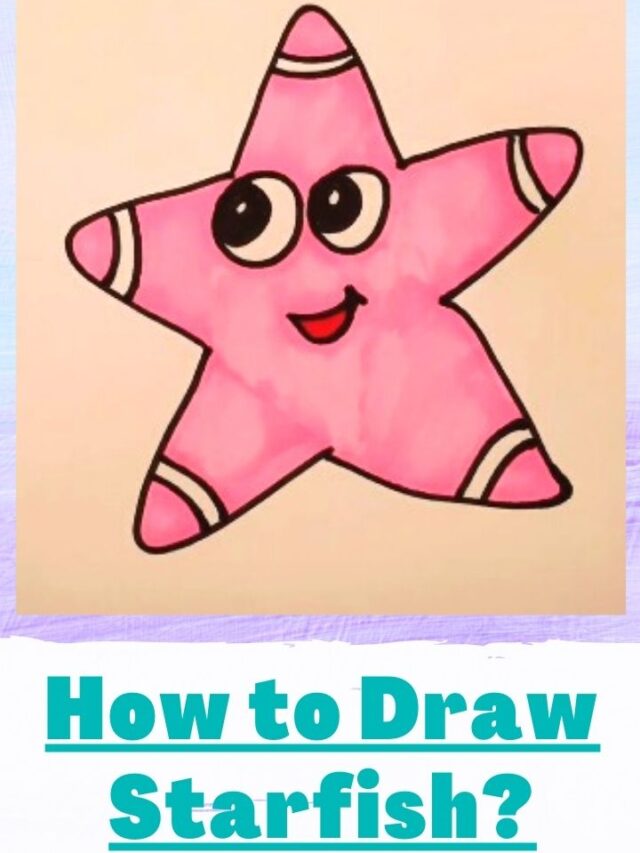 How To Draw a Starfish | Step By Step Guide on Starfish Drawing