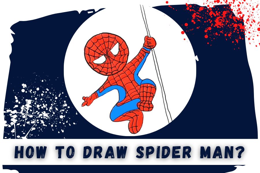 How To Draw spider man drawing