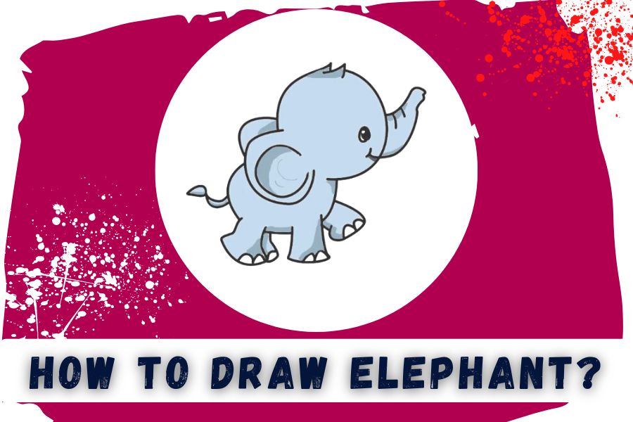 How To Draw Elephant Drawing In 9 Steps