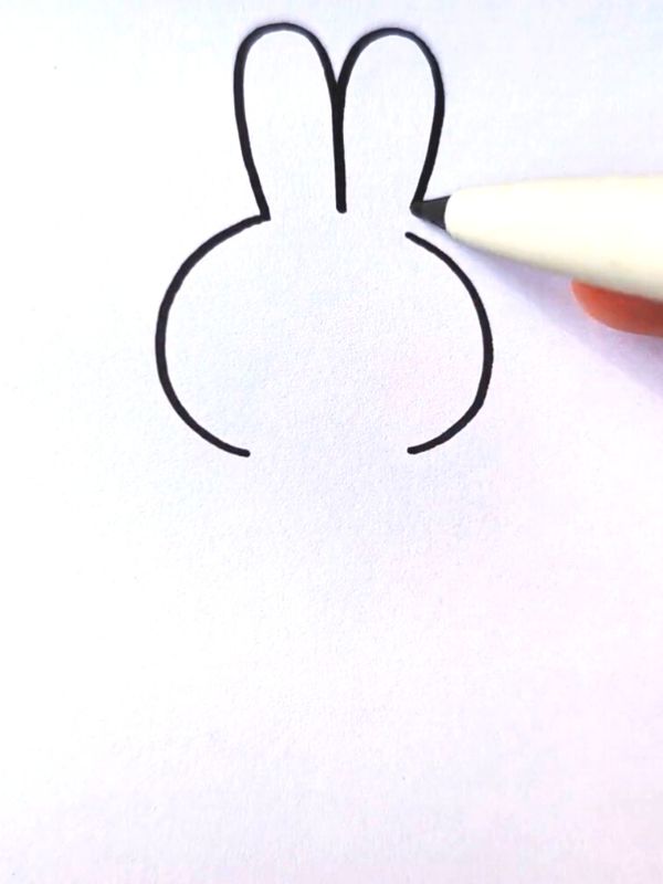 STEP BY STEP CUTE BUNNY DRAWING (3)