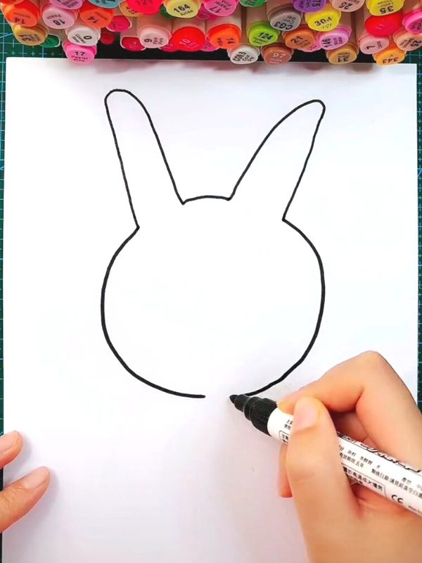 how to draw bunny (4)