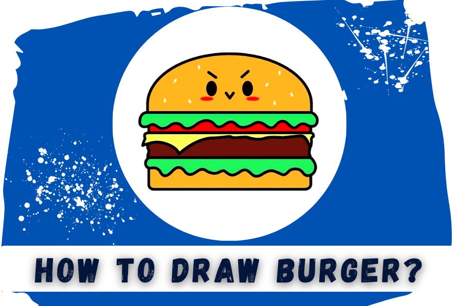 how to draw burger