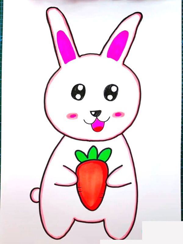 step by step bunny drawing (1)