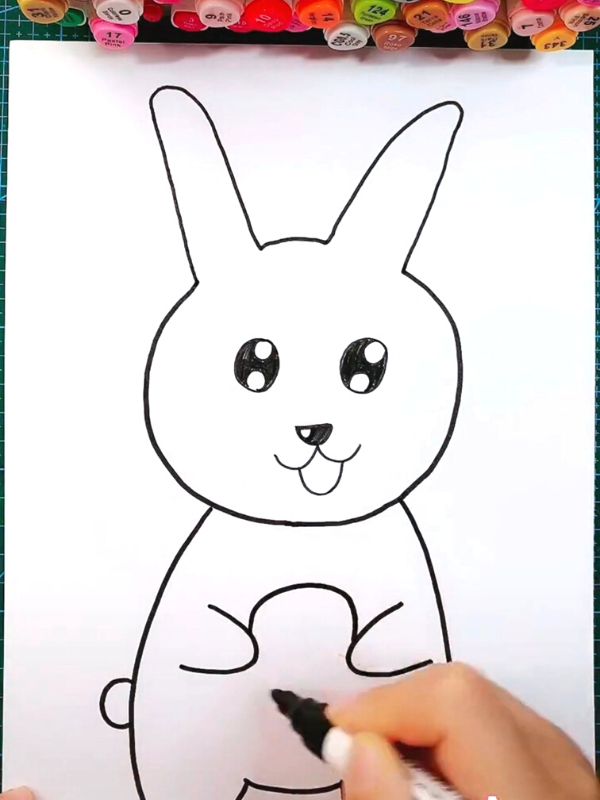 step by step bunny drawing (2)