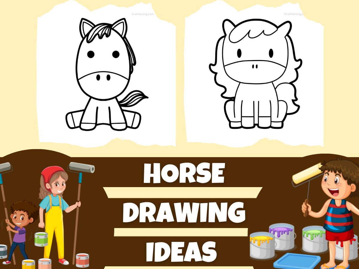 30+ horse drawing ideas 2023 by viral painting