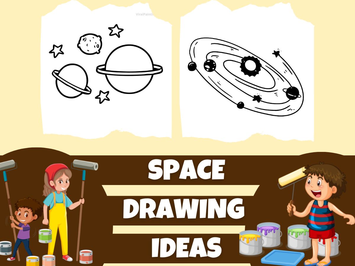 30+ space drawing Ideas 2022 by viral painting