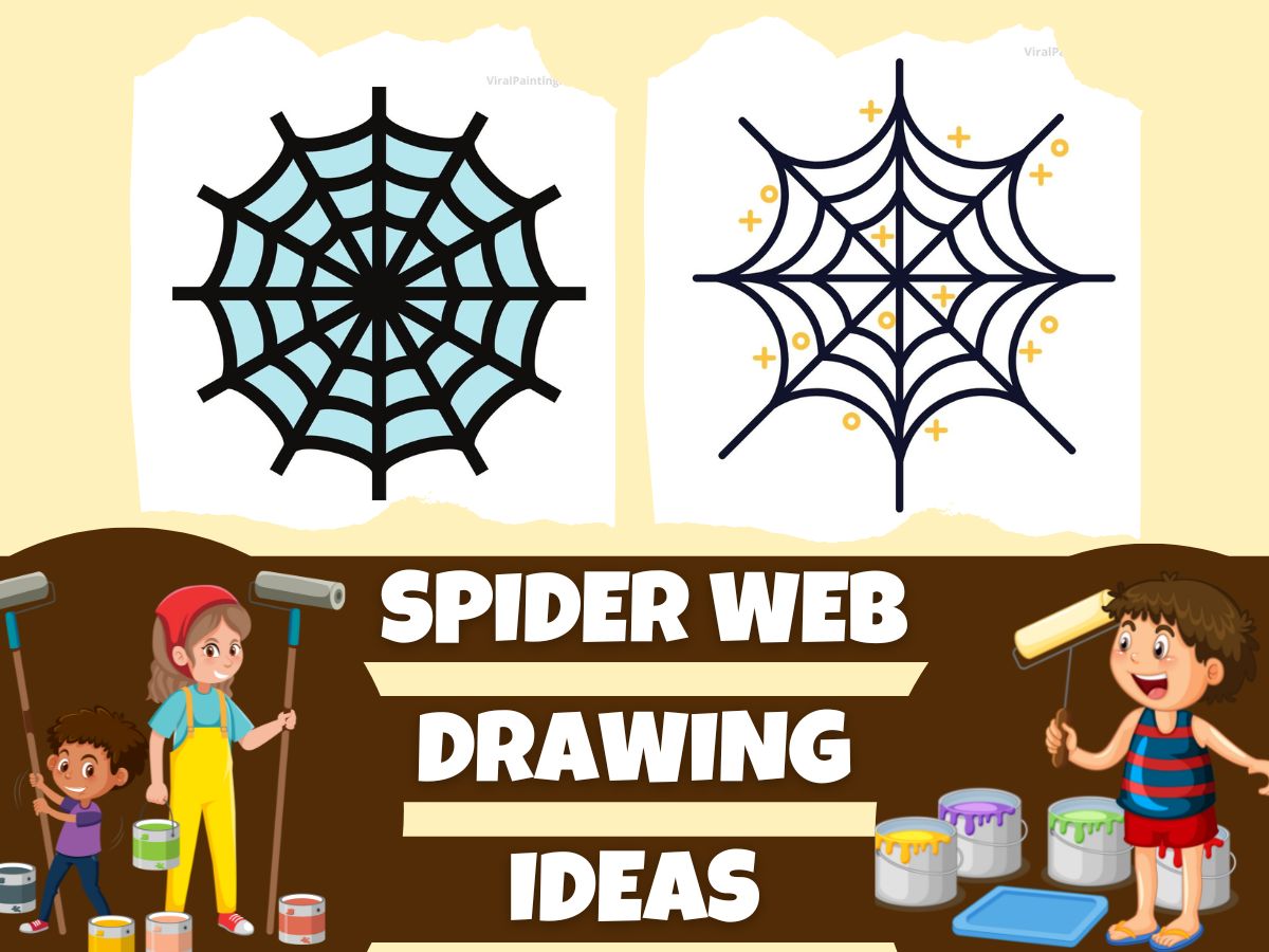 30+ spider web drawing ideas