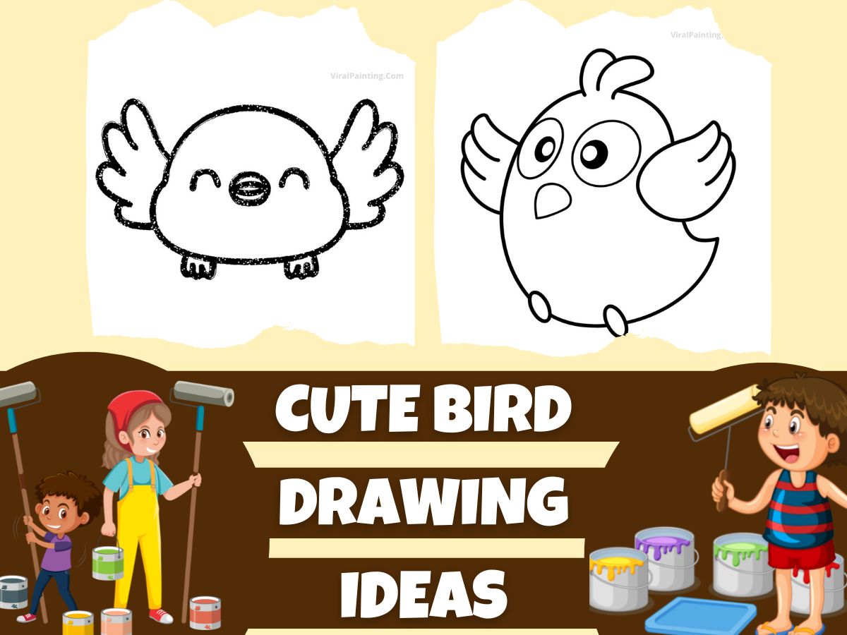 50+ Bird Drawing Ideas by viral painting