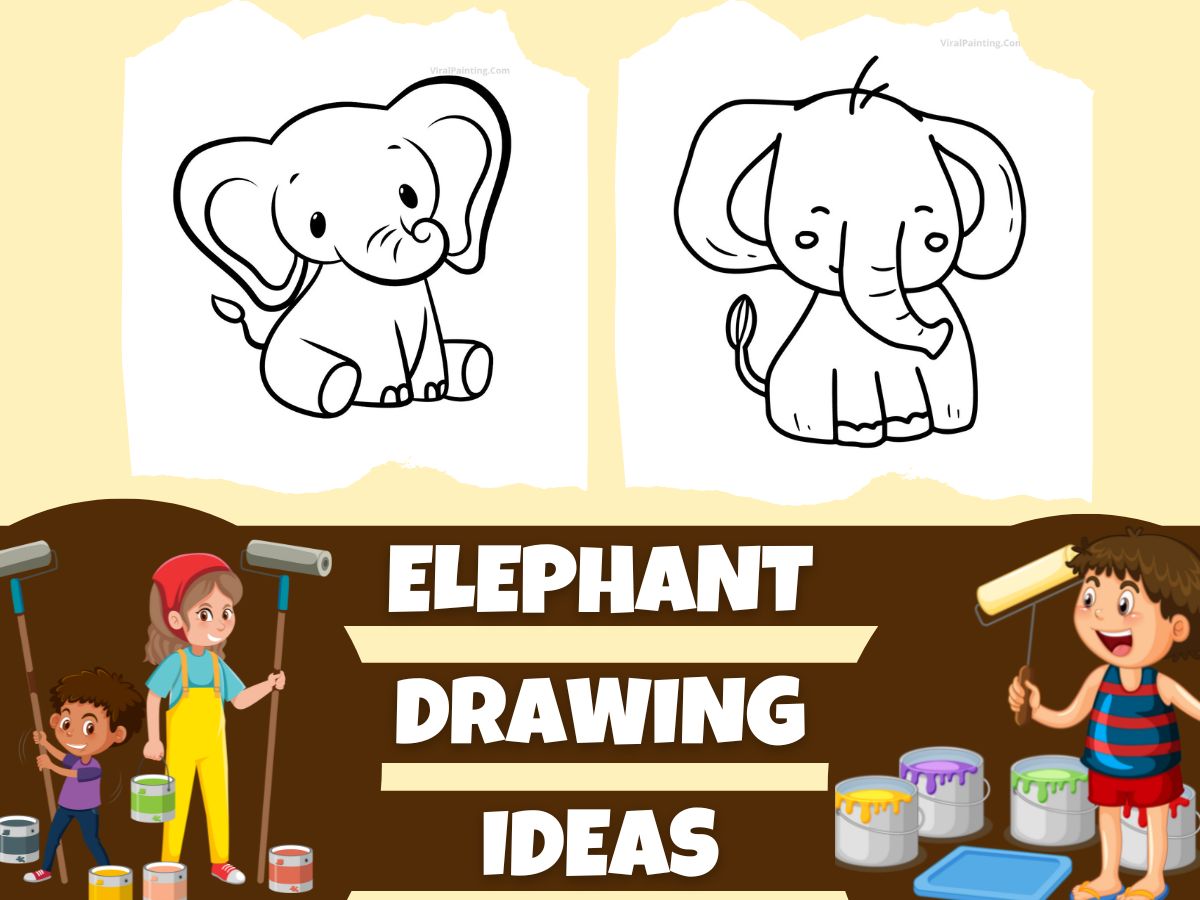 50+ Elephant Drawing Ideas For Kids To Adults Artist