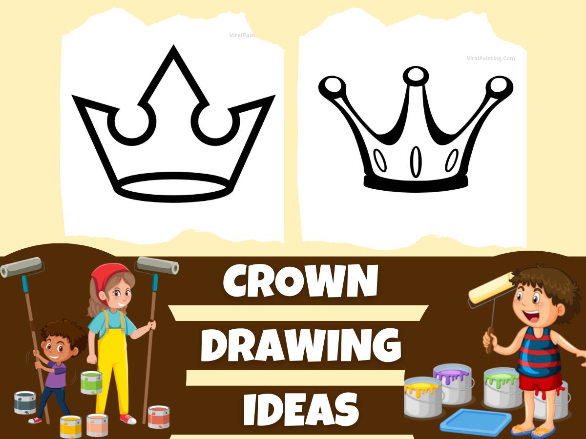 50+ crown ideas by viral painting