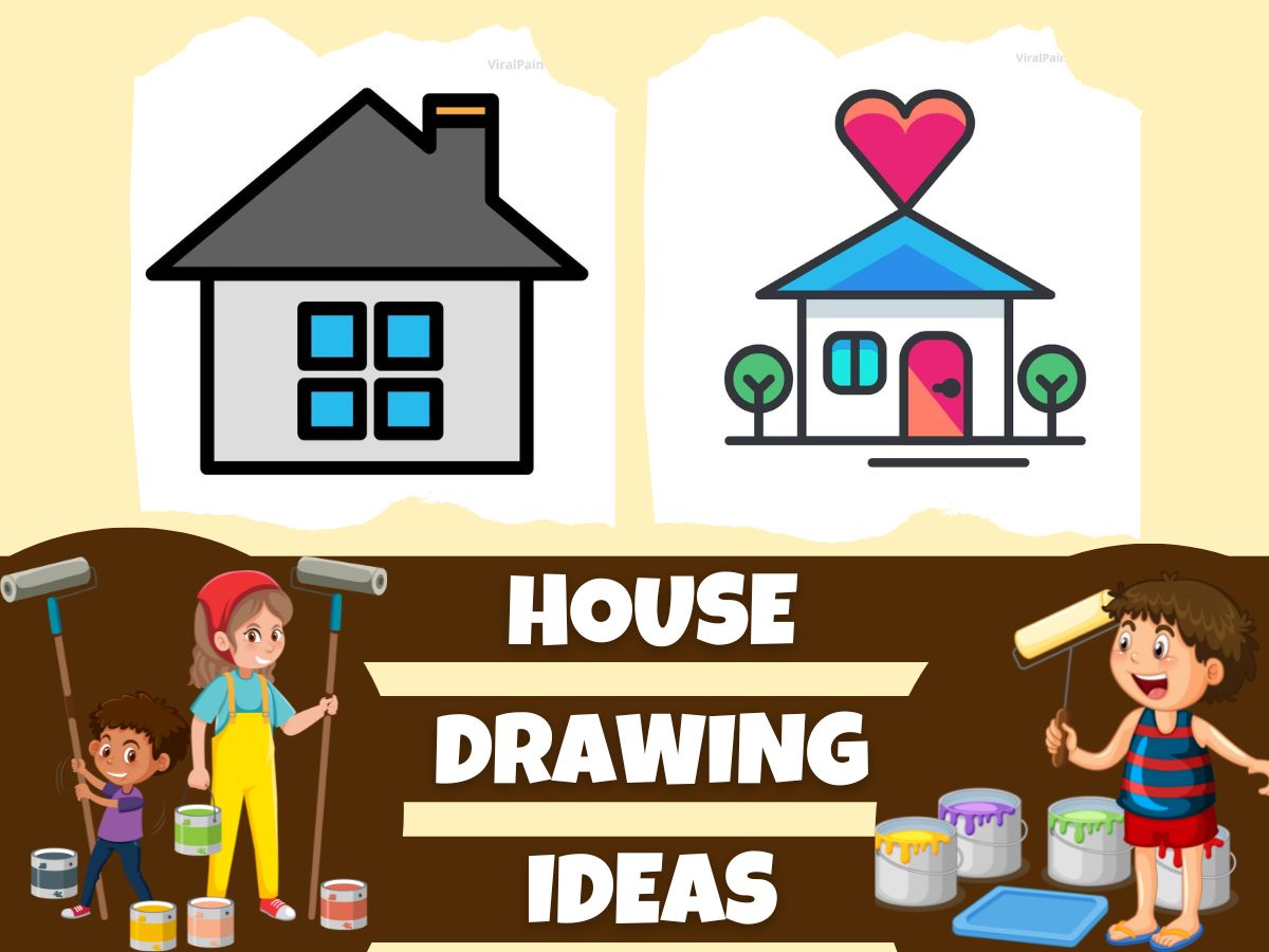 50+ house drawing ideas 2022 by viral painting