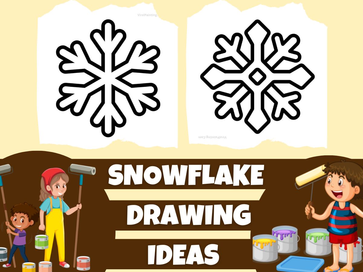 50+ snowwflak drawing ideas