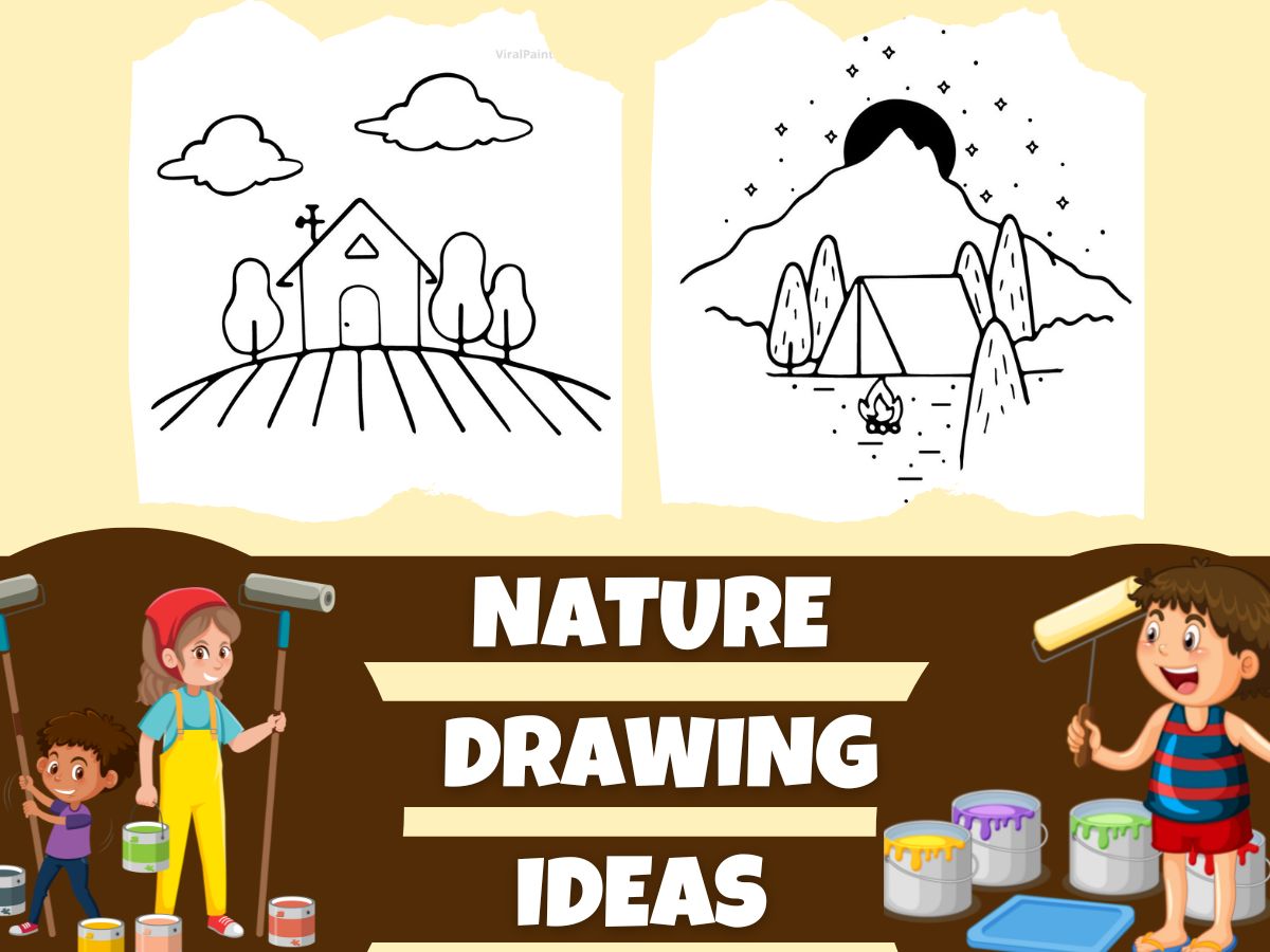 75+ NATURE DRAWING IDEAS IN 2023