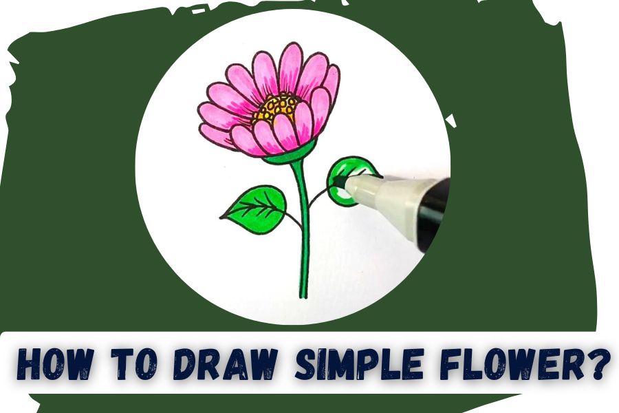 How To Draw Simple Flower Drawing