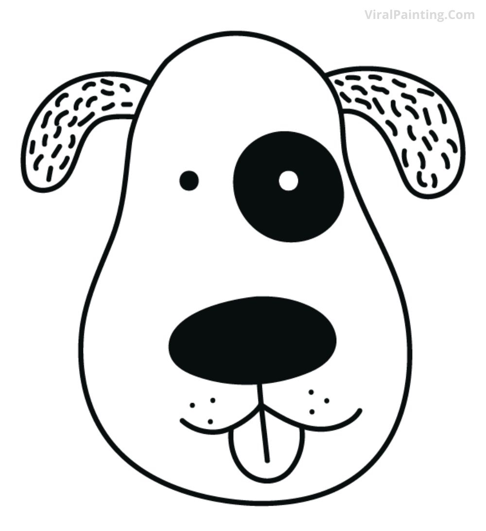 Simple And Cute Dog Drawings For Kids (4)