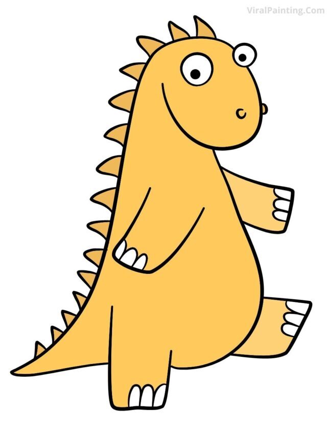 50+ Simple And Easy Dinosaur Drawing Ideas For Kids in 2023 (Copy)