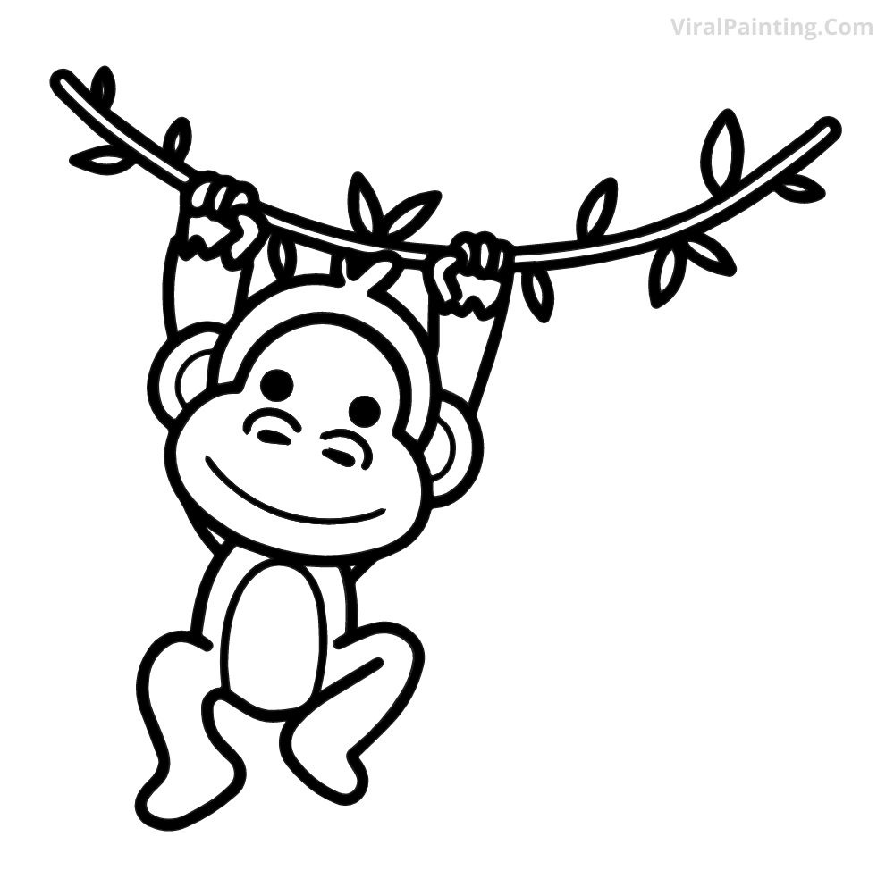 monkey drawing ideas flying 2023