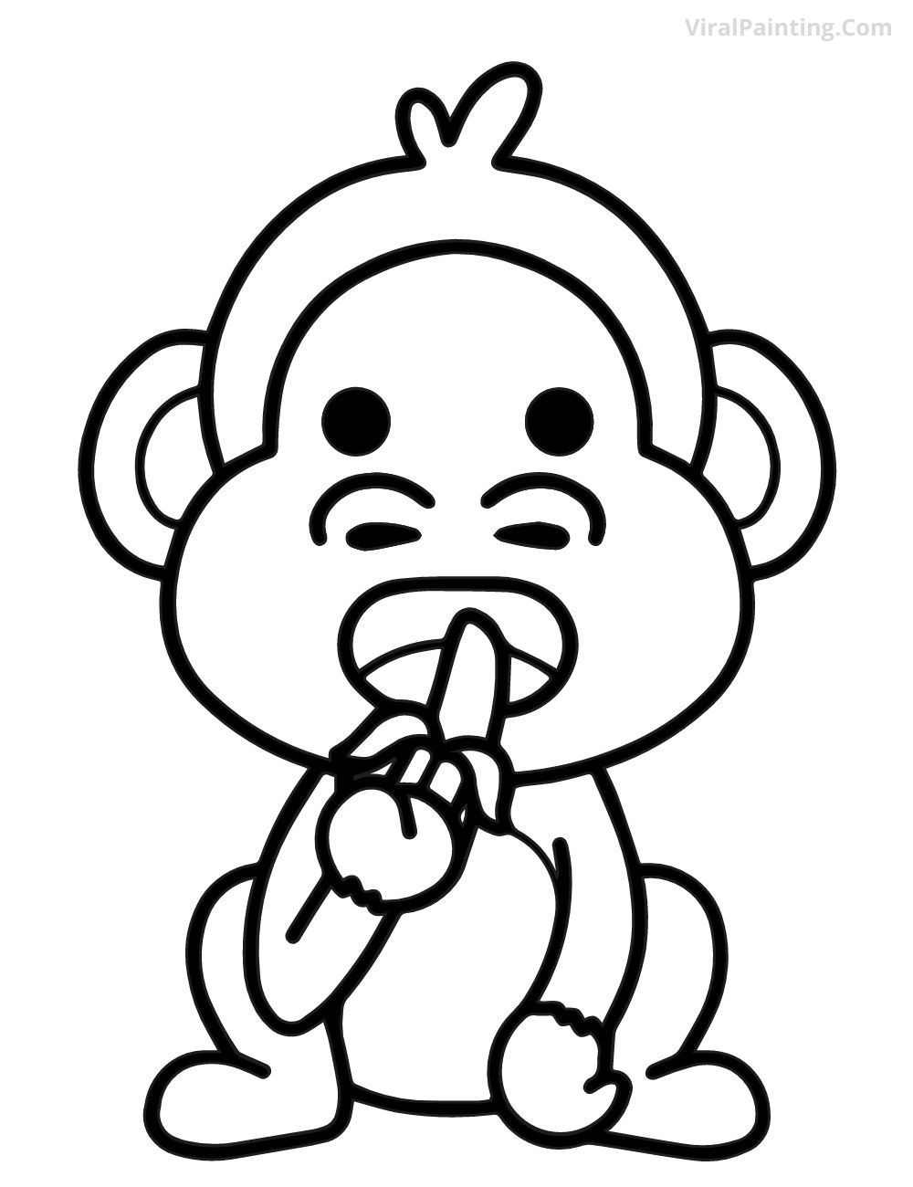 monkey drawing ideas 10+ by viralpainting.Com