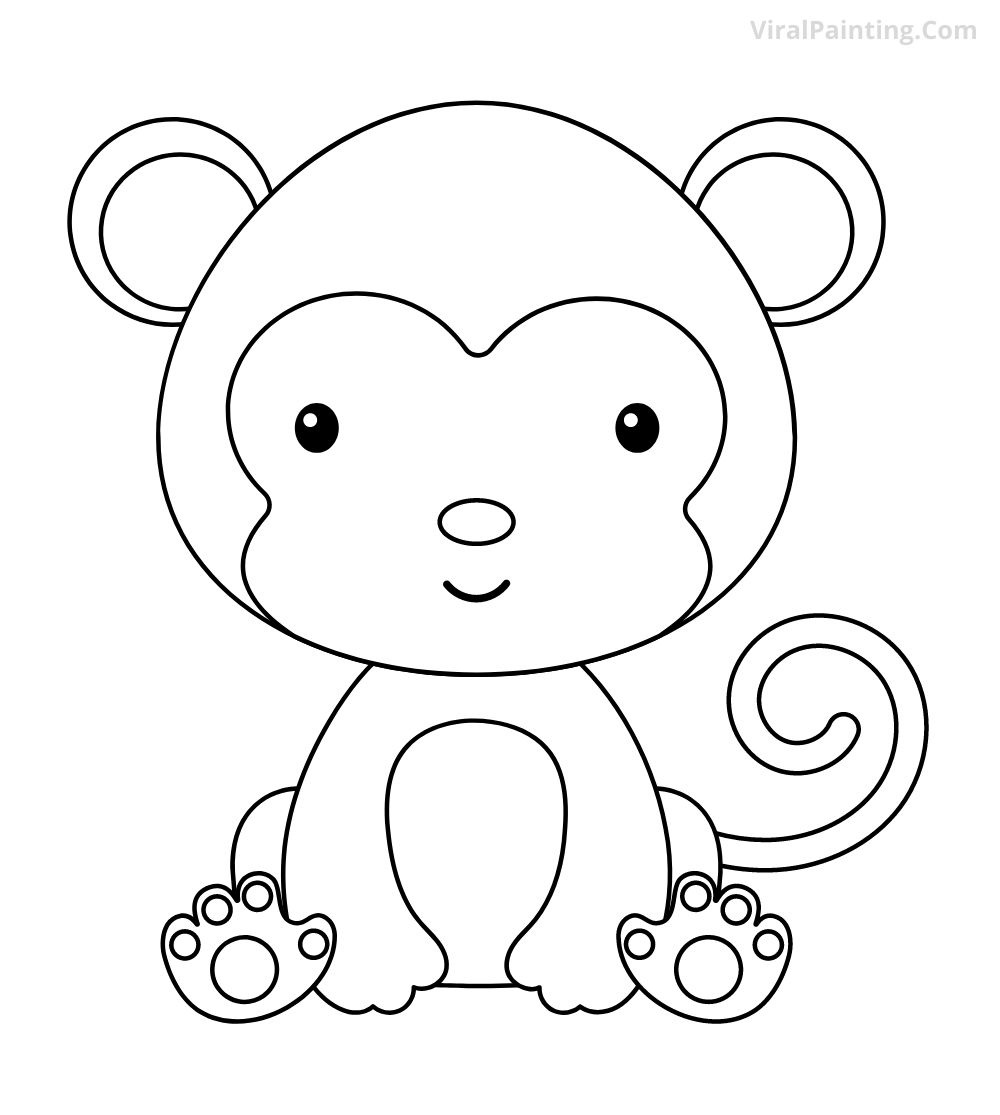 10+ monkey drawing ideas