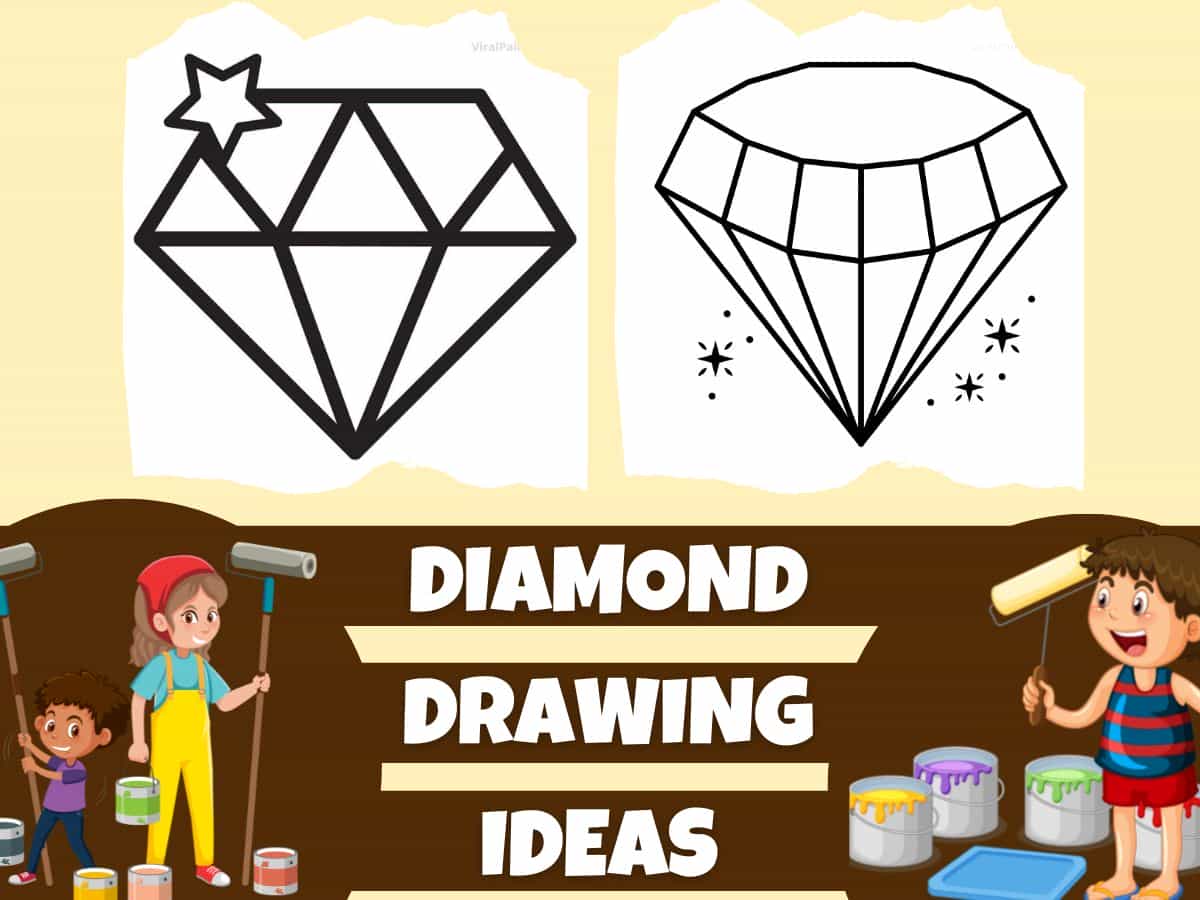 55+ Easy To Make Diamond Drawaing Ideas For All Aged Artists in 2023