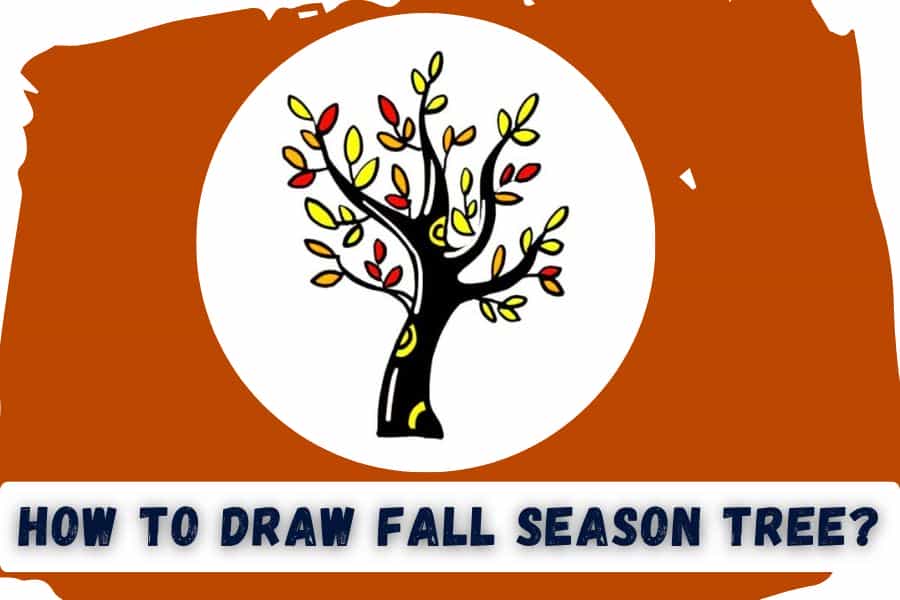 How To Draw Fall Season Tree Viral Painting