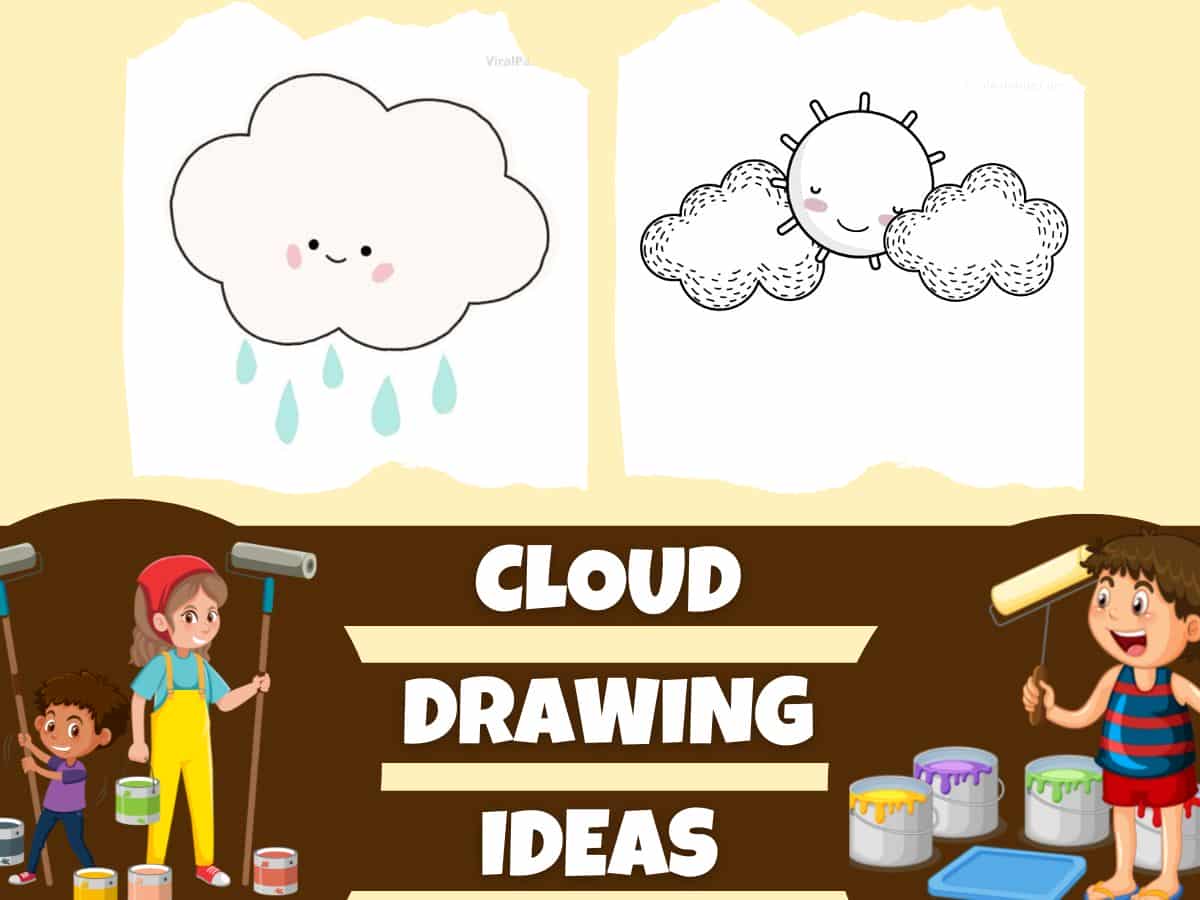 Simple and Easy Cloud Drawing Ideas