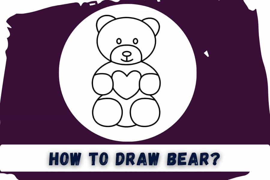 how to draw bear by viral painting