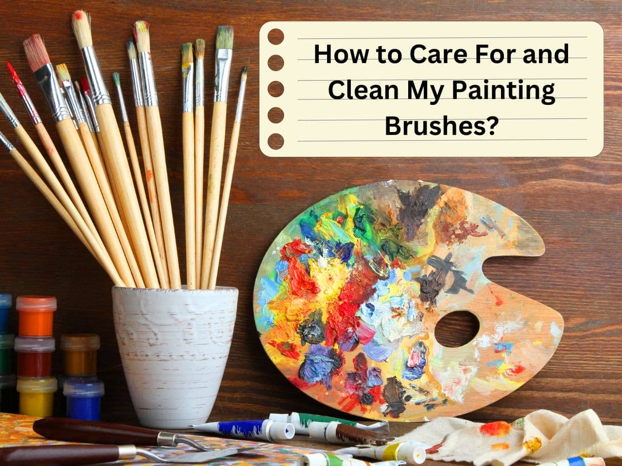 How to Care For and Clean My Painting Brushes